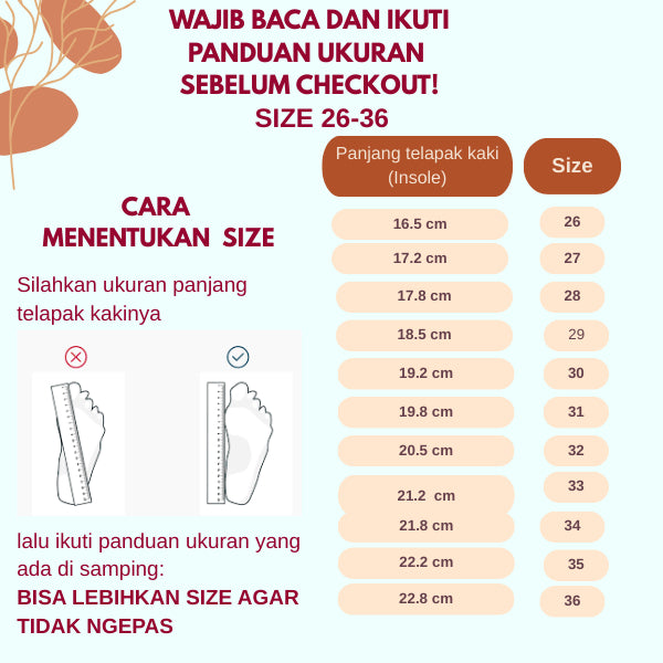 Sepatu BUNI Sepatu anak Perempuan Import 26-36 Usia 2-10 Tahun
