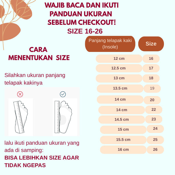 Sepatu VIVICA Sepatu Bayi Anak Perempuan Import 16-26 Usia 6 bulan-2 tahun