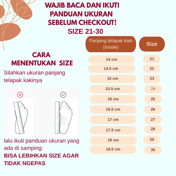 Sepatu DANITA Sepatu LED Anak Perempuan Import 21-30 Usia 1-5 Tahun