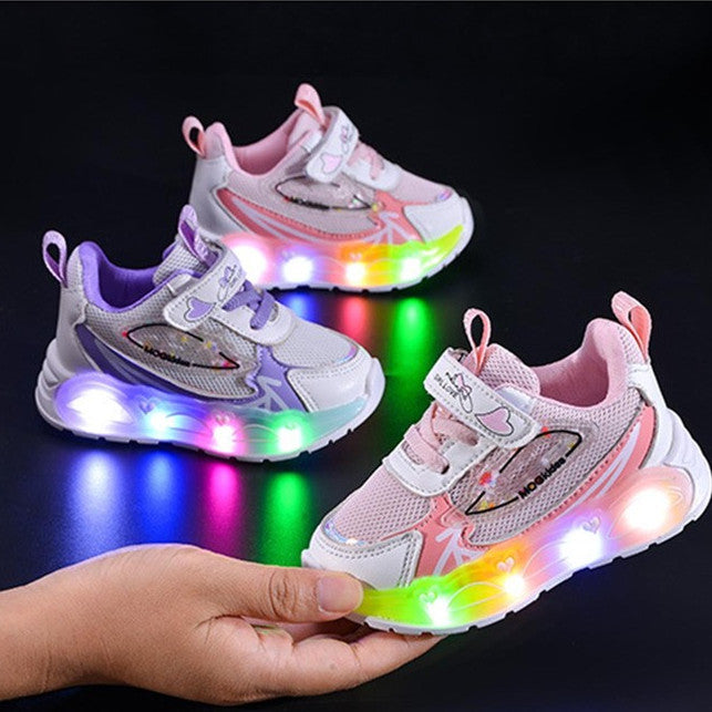 Sepatu CHEN Sepatu LED Anak Perempuan Import 21-30 Usia 1-5 Tahun