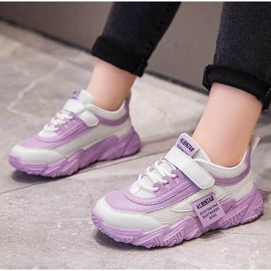 Sepatu JENNA Sneakers Import Anak Perempuan Non LED Size 26-37 Usia 2-10 Tahun