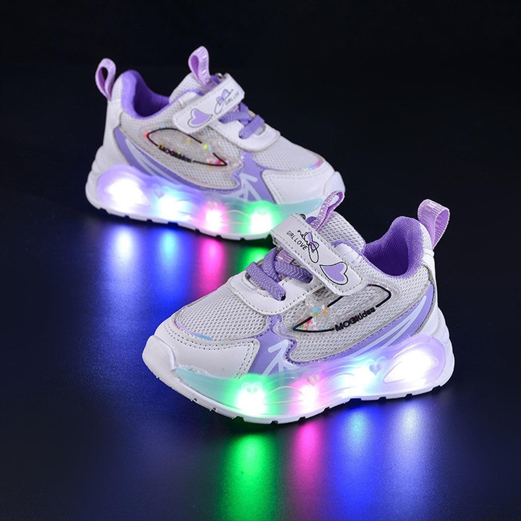 Sepatu CHEN Sepatu LED Anak Perempuan Import 21-30 Usia 1-5 Tahun
