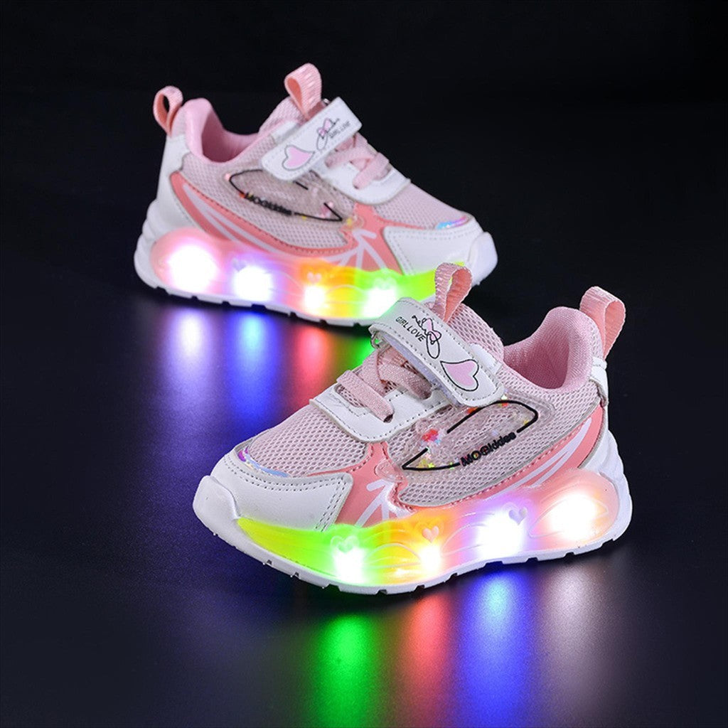 Sepatu CHEN Sepatu LED Anak Perempuan Import 21-30 Usia 1-5 Tahun