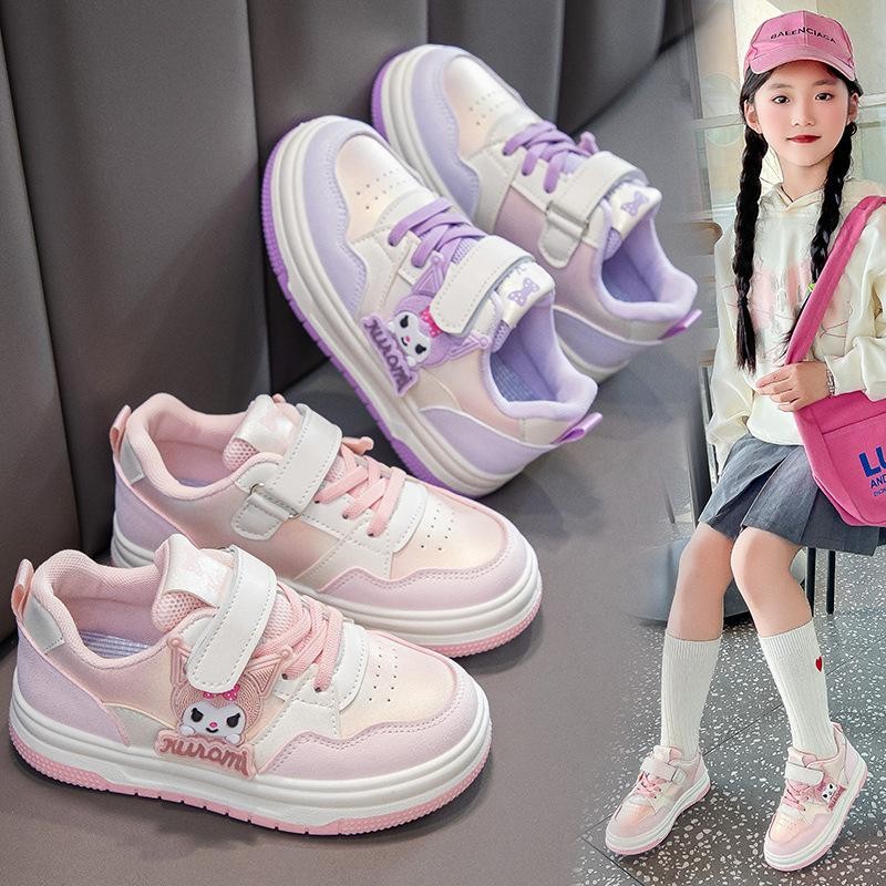 Sepatu KUROMI SAKURA Sepatu Anak Perempuan Import 26-37 Usia 2-10 Tahun
