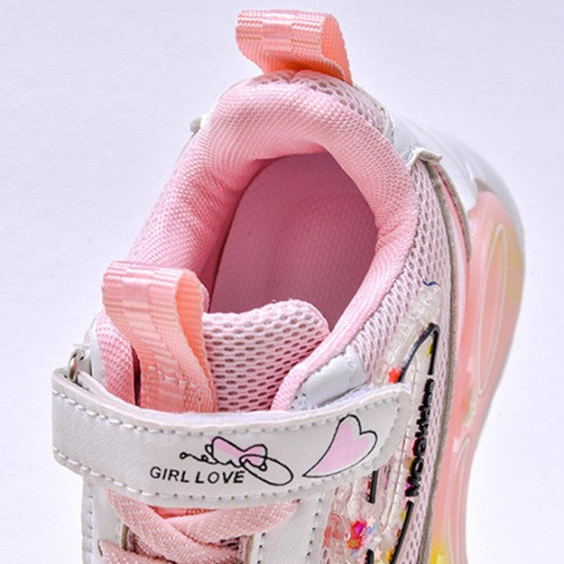 Sepatu CHEN Sepatu LED Anak Perempuan Import 21-30 Usia 1-5 Tahun