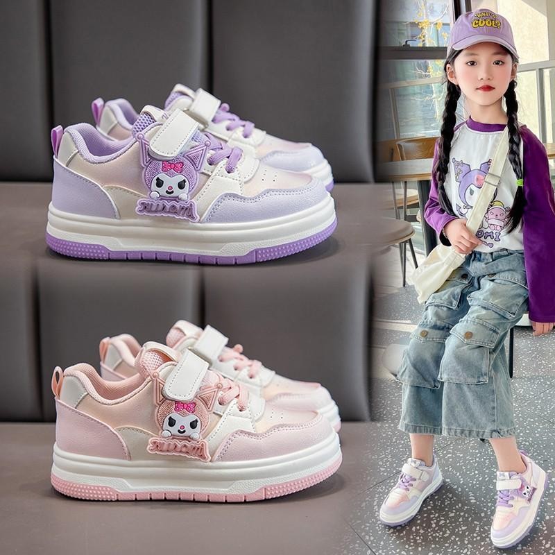 Sepatu KUROMI SAKURA Sepatu Anak Perempuan Import 26-37 Usia 2-10 Tahun