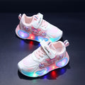 Super Junior [COD] Sepatu KUROMI MILA Sepatu LED Anak Perempuan Import 21-30 Usia 1-5 Tahun